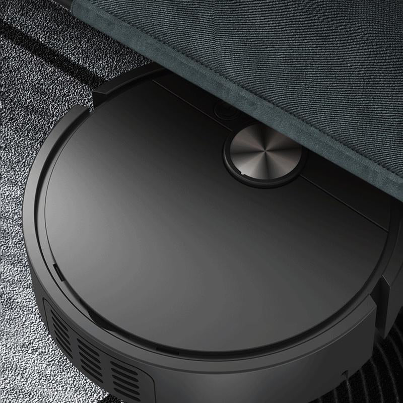 3-In-1 Smart Robot Vacuum and Mop, Clean Floors , Hands-Free & Pet-Friendly Cleaning Machine,Floor-Cleaning Toy (Black)